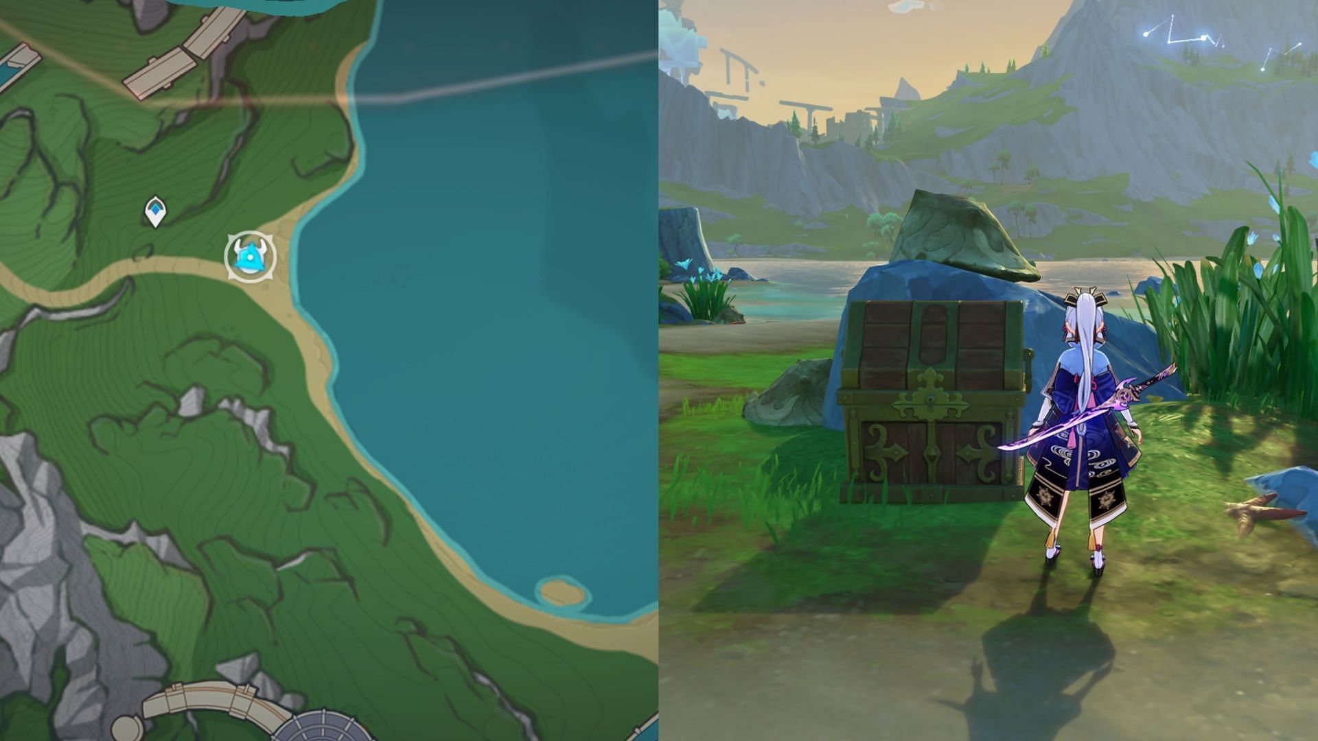 Dig out the crab and defeat them. (Image via HoYoverse)